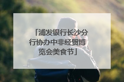 浦发银行长沙分行协办中非经贸博览会美食节
