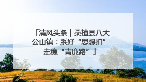 清风头条｜桑植县八大公山镇：系好“思想扣” 走稳“青廉路”