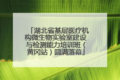 湖北省基层医疗机构微生物实验室建设与检测能力培训班（黄冈站）圆满落幕