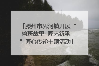 滕州市界河镇开展“鲁班故里· 匠艺新承”匠心传递主题活动