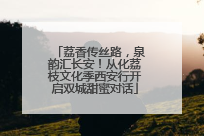 荔香传丝路，泉韵汇长安！从化荔枝文化季西安行开启双城甜蜜对话
