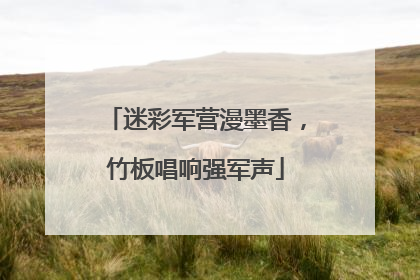 迷彩军营漫墨香，竹板唱响强军声