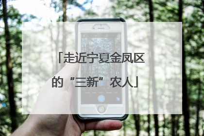 走近宁夏金凤区的“三新”农人