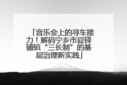 音乐会上的寻车接力！解码宁乡市夏铎铺镇“三长制”的基层治理新实践