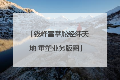 钱峰雷掌舵经纬天地 重塑业务版图