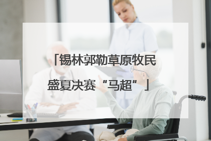 锡林郭勒草原牧民盛夏决赛“马超”