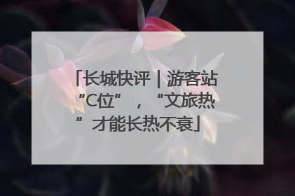 长城快评｜游客站“C位”，“文旅热”才能长热不衰