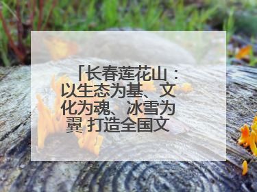 长春莲花山：以生态为基、文化为魂、冰雪为翼 打造全国文旅产业新高地