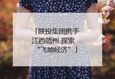 陕投集团携手江西赣州 探索“飞地经济”