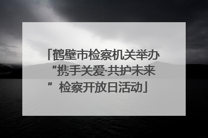 鹤壁市检察机关举办“携手关爱·共护未来”检察开放日活动