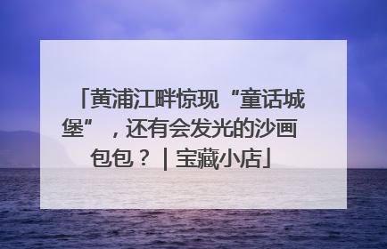 黄浦江畔惊现“童话城堡”，还有会发光的沙画包包？｜宝藏小店