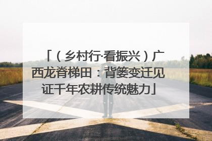 （乡村行·看振兴）广西龙脊梯田：背篓变迁见证千年农耕传统魅力