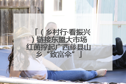 （乡村行·看振兴）链接东盟大市场 红菌撑起广西藤县山乡“致富伞”