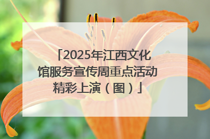 2025年江西文化馆服务宣传周重点活动精彩上演（图）