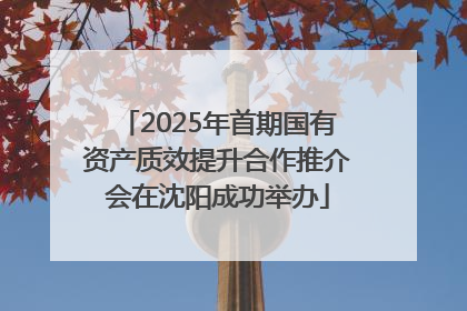 2025年首期国有资产质效提升合作推介会在沈阳成功举办