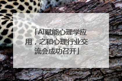 AI赋能心理学应用，之和心理行业交流会成功召开